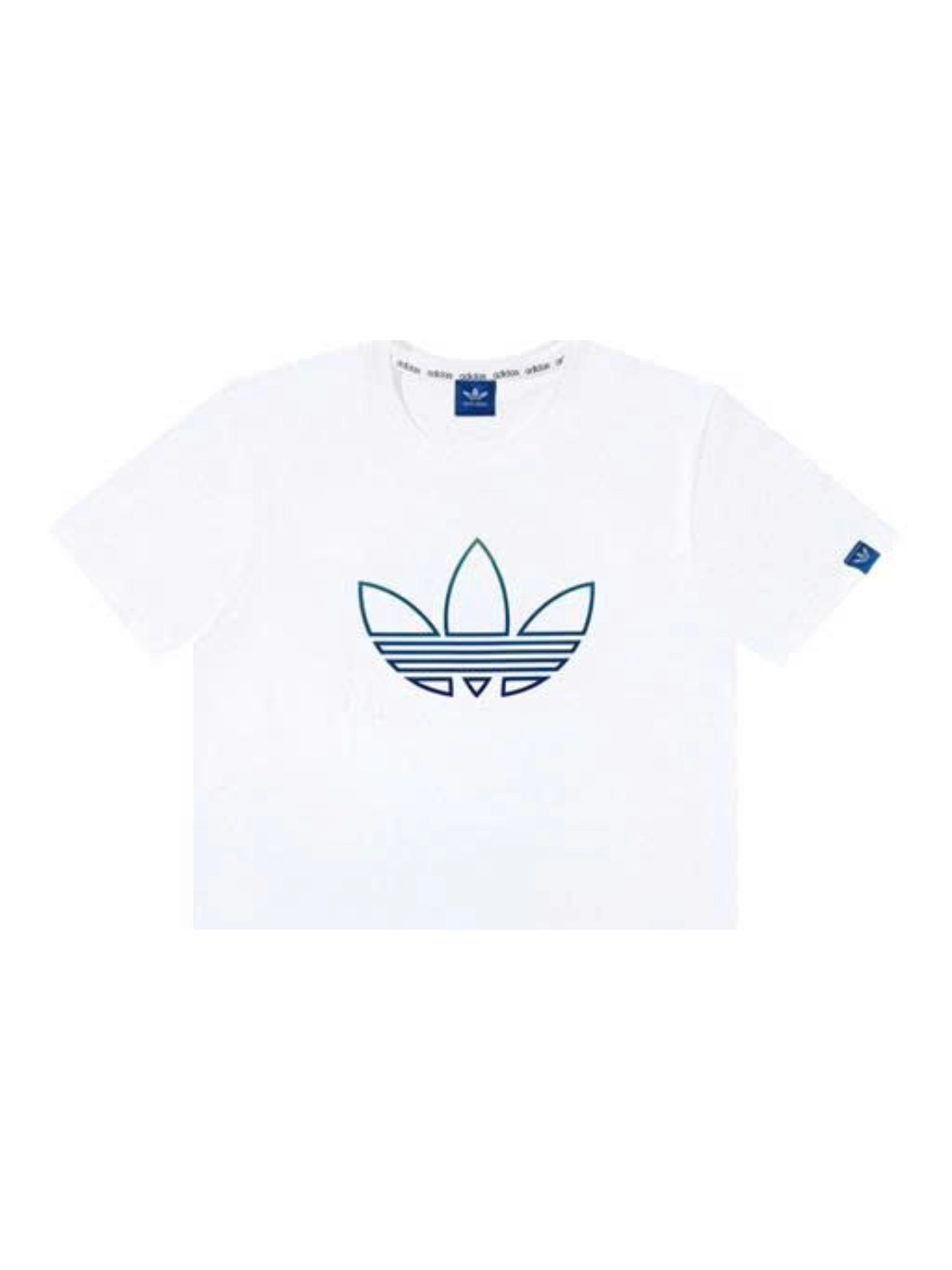 Áo Thun Adidas Ba Lá Xanh Viền
