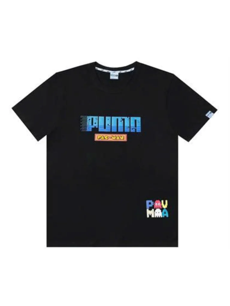 Áo Thun Puma Logo Xanh Cam